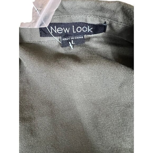 New Look Women's Dark Green Lightweight Short Dress - Picture 3 of 6